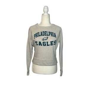 NFL Team Apparel Philadelphia Eagles semi-cropped sweatshirt - S